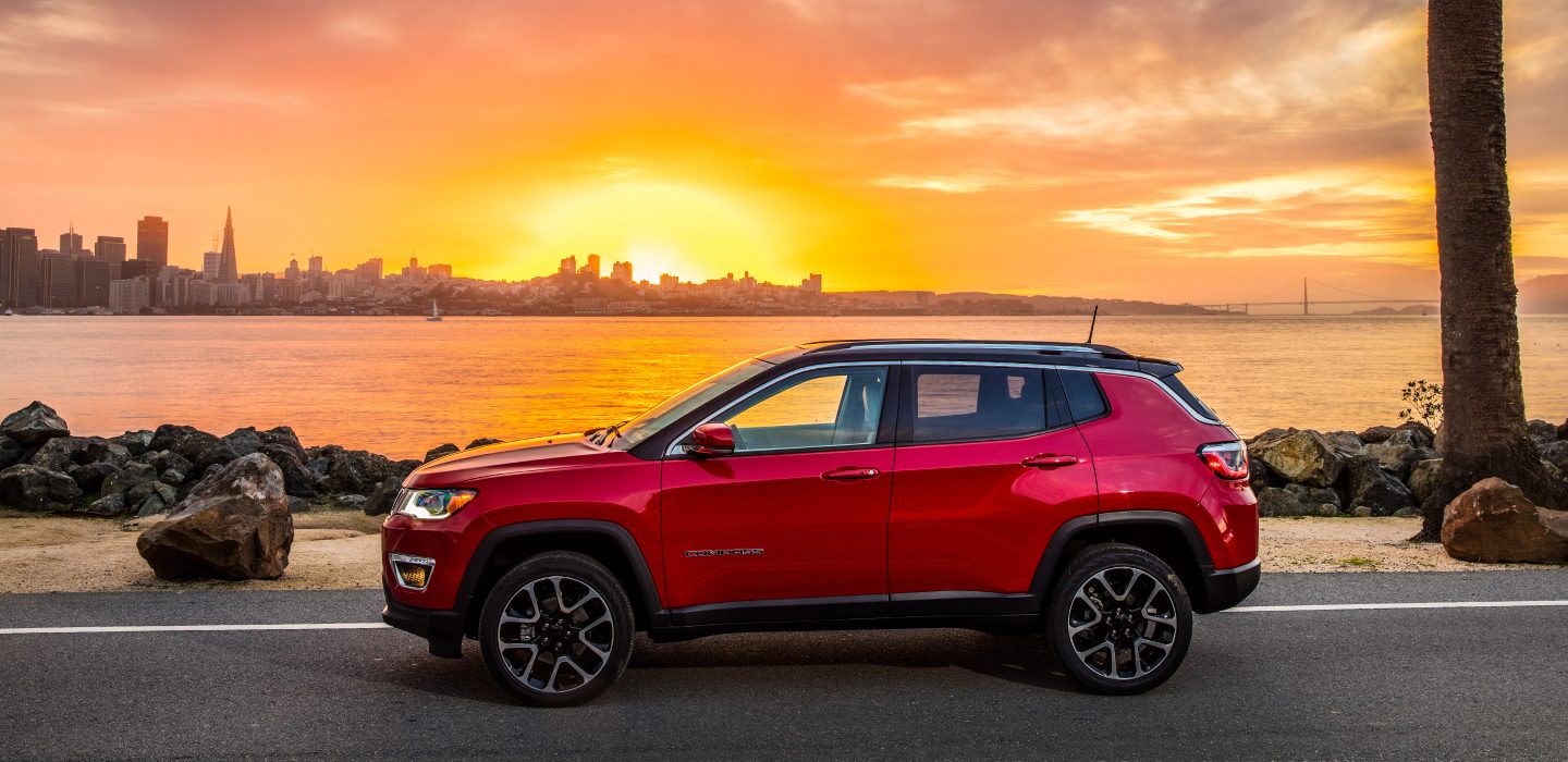 2018 Jeep Compass Side Red Exterior